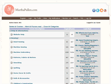 Tablet Screenshot of forums.marthapullen.com